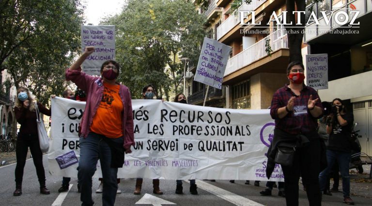 Les treballadores del SARA en lluita per una millora de les condicions laborals i del servei