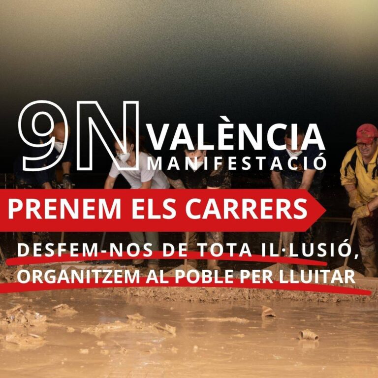 Crida a la manifestació del 9 de novembre