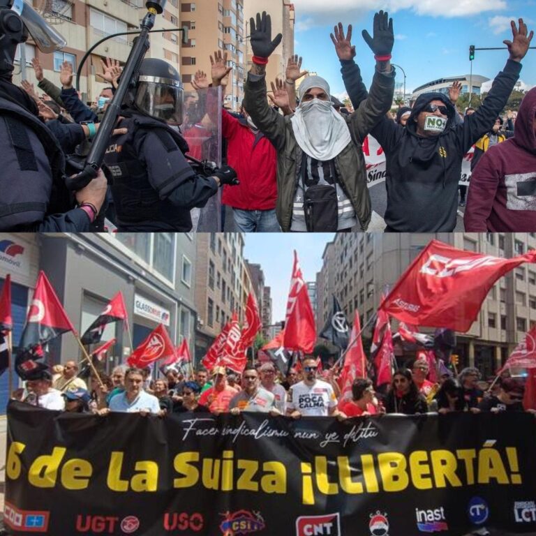 ANTE EL AUGE REPRESIVO EN EL MOVIMIENTO OBRERO
