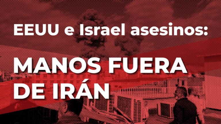 EEUU e Israel, asesinos: ¡manos fuera de Irán!