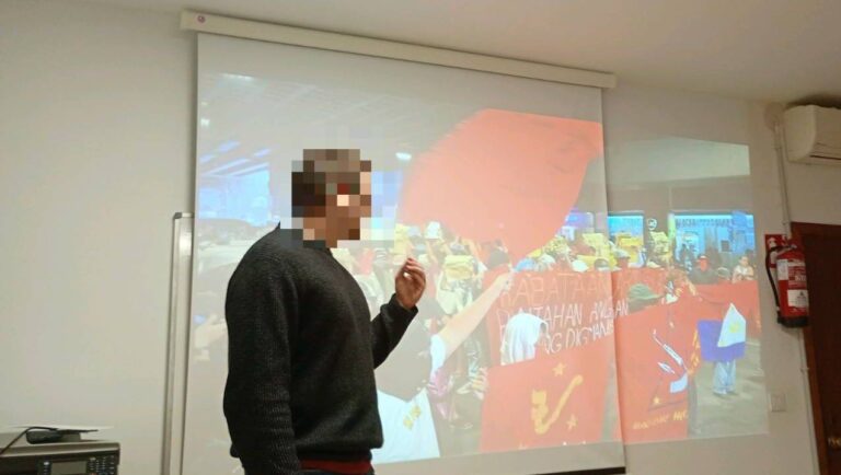 Transcripción de la charla ‘Las lecciones del Movimiento Revolucionario en Filipinas’